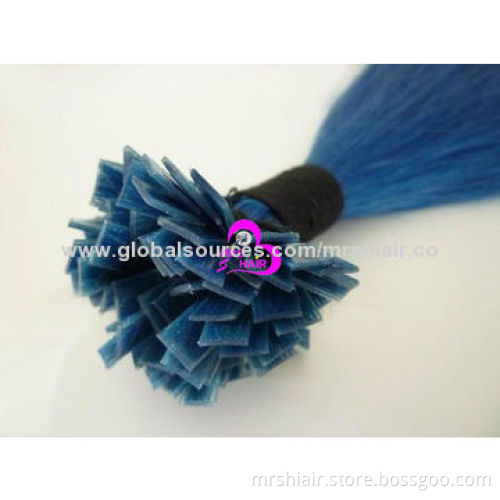 12-32-inch High-luminance color weight (0.5g/08g/1g per strand) Italian Keratin Pre-bonded in Hair